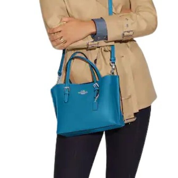 Coach Blue Tote Bag - Picture 1 of 5